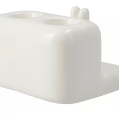 ミッフィー歯ブラシスタンド 白 陶器調  洗面周りにの画像