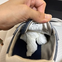 プラスダイアナ スニーカー シューズ 靴ヒールアップ　23.5㎝の画像