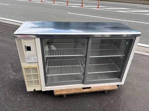 中古品 ホシザキ小型冷蔵ショーケースRTS-120STB2 2013年 219L 1200ｘ450ｘ800ｍｍ 動作問題なし 厨房
