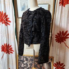 Yves Saint Laurent(イヴ・サンローラン) 超希少毛皮アストラカン。これ以上ない美しい巻き毛のショートコート、いかがでしょうか？の画像