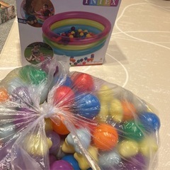 ボールプール　ボールセット120個の画像