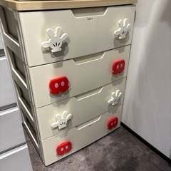 4段チェスト　ディズニー　の画像