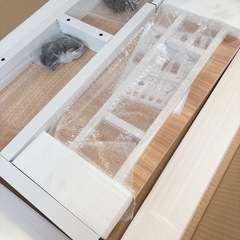 サイドテーブル 収納 昇降式 高さ調節可能(60-90cm) ウォールナットの画像