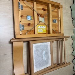 【無印良品】折りたたみダイニングテーブル＆チェア2脚セットの画像