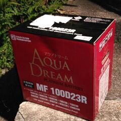 自動車バッテリー　アクアドリーム　MF100D23R 　未使用新品の画像