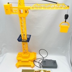 【美品】BIGタワークレーン リモコンで動くおもちゃの画像