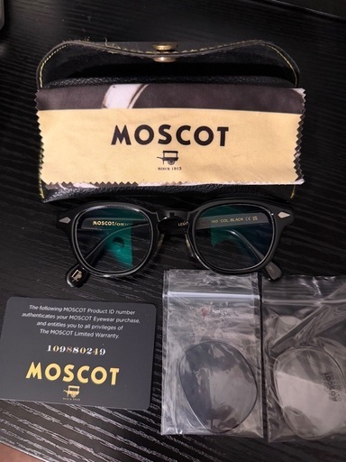 美品・MOSCOT LEMTOSH カラーレンズ&originalレンズ付き