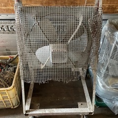 三菱　工業用扇風機　E-50A 2台連結　昭和レトロの画像