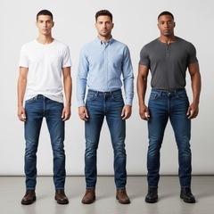 Levi's 505 502ダークブルー ストレートジーンズ W34 L32の画像