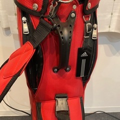 【綺麗】ゴルフバッグ アディダス(adidas) 赤 の画像