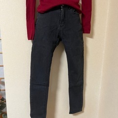sサイズ　スキニー　ジーンズ　スカート　ショーパンの画像