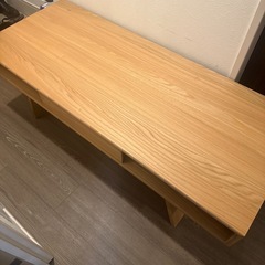 【新品未使用】　KIMIHOME AT LIVING TABLLEテーブル幅120CM）の画像