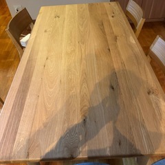 決定済ダイニングテーブル　椅子セットの画像