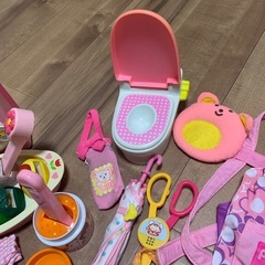 ❤️商談中❤️昔　レトロ　おままごと　 メルちゃんポポちゃんグッズ色々まとめて現状の画像