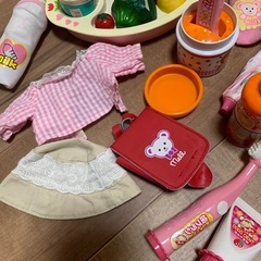 ❤️商談中❤️昔　レトロ　おままごと　 メルちゃんポポちゃんグッズ色々まとめて現状の画像