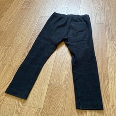 UNIQLO リブレギンス　パンツ　100センチ　ブラックの画像