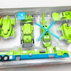 つなげて遊ぶ乗り物のおもちゃ 知育玩具 の画像