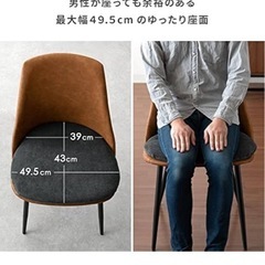 【1脚のみ】ダイニングチェア 椅子 おしゃれ 北欧 モダン カフェ インダストリアル 食卓椅子 ダイニングチェア Roel（ロエル） ブラックの画像