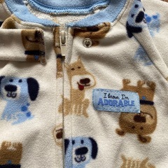 スワドル　冬　6-12monthの画像