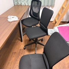 デスク　椅子　3セット　バラ売り可能の画像