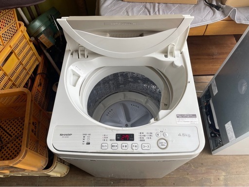シャープ　全自動洗濯機　ES-GE4D-C 4.5kg