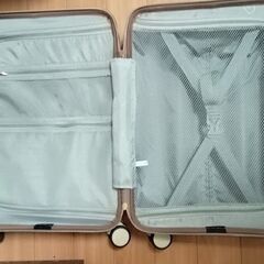 茶色★キャリーバッグ/スーツケース☆一度のみ使用の画像