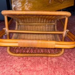 G1124 マガジンラック　雑誌ラック　籐家具　ラタン家具の画像