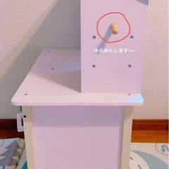 子供用木製キッチン パステルピンク おままごと ベーカリー ごっこあそび パン屋さんの画像