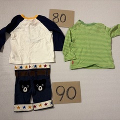 男の子　ミキハウス　80 9090の画像