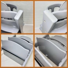 ［美品✨］  六角レンチで簡単調整✨  ストッケ  トリップトラップ ベビーセットとテーブル付　 6ヶ月から〜大人まで🎁ベビー用品100点以上在庫あり！の画像