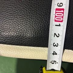 レザーソファーベット2人掛けの画像