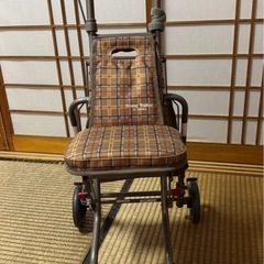 【美品/ほぼ未使用】歩行器 (軽量・折りたたみ可能)の画像