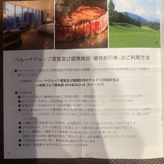 ベルーナ　株主優待の画像