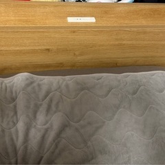 ニトリセミダブルベッド　＋マットレスの画像