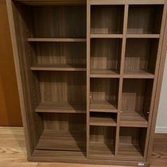 スライド式　大型本棚の画像