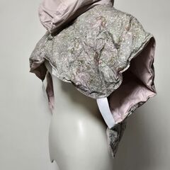 King Castle 羽毛ボレロ ダウン ペイズリー柄 肩当て ルームウェアの画像