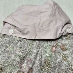 King Castle 羽毛ボレロ ダウン ペイズリー柄 肩当て ルームウェアの画像