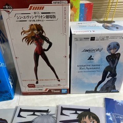 エヴァンゲリオンフィギュア　クリアファイルの画像