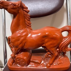 風水置物　龍＆馬　土製（陶器）インテリア の画像