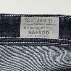 DIESEL ディーゼル SAFADO  0885Kレギュラースリムストレート W27 正規品の画像