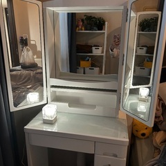 ドレッサー 鏡台 - ニトリ 椅子付きの画像