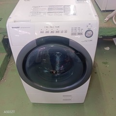 406 送料設置無料   SHARP　ドラム式洗濯機　乾燥機能付き　7㌔の画像