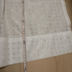 レースカーテン　2枚セット　アジャスターフック付きの画像