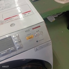 412 送料設置無料   Panasonic　ドラム式洗濯機　乾燥機能付き　10㌔の画像
