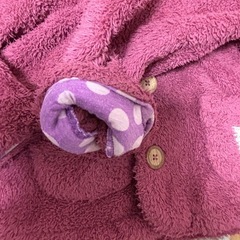 フリースジャケット 90cm ピンクの画像