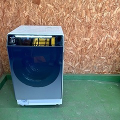 414 シャープ　ドラム式洗濯機　乾燥付　11/6kg 小型　左開きの画像