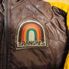 BRANSHES レインボー刺繍ダウンジャケットの画像