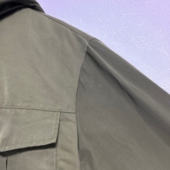 （決まりました★20）UNIQLO 160㎝ オリーブグリーン フード付き中綿ジャケット完売品の画像