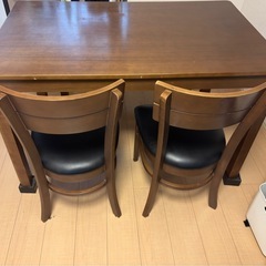 【格安】ダイニングテーブルセット　120cmの画像
