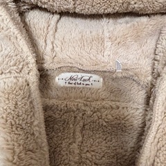 Nina Luck フリースジャケット フード付き　ふわふわの画像